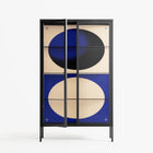 Entrance - Cabinet - Oluwasheyi Adebayo - Antracite - Clear glass