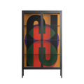 JJ - Cabinet - Oluwasheyi Adebayo - Antracite - Clear glass