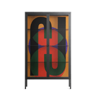 JJ - Cabinet - Oluwasheyi Adebayo - Antracite - Clear glass