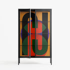 JJ - Cabinet - Oluwasheyi Adebayo - Antracite - Clear glass