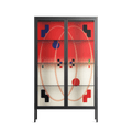 Parallel Mirage - Cabinet - Oluwasheyi Adebayo - Antracite - Clear glass