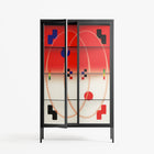 Parallel Mirage - Cabinet - Oluwasheyi Adebayo - Antracite - Clear glass
