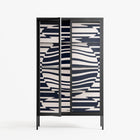 Wave Lens - Cabinet - Oluwasheyi Adebayo - Antracite - Clear glass
