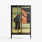 Anonymous Reader - Cabinet - Kristin Eriksson - Antracite - Clear glass