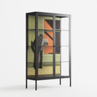 Anonymous Reader - Cabinet - Kristin Eriksson - Antracite - Clear glass