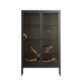 Friday Night Rituals - Cabinet - Kristin Eriksson - Antracite - Clear glass