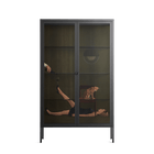 Friday Night Rituals - Cabinet - Kristin Eriksson - Antracite - Clear glass