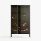Friday Night Rituals - Cabinet - Kristin Eriksson - Antracite - Clear glass