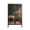 Waiting Game - Cabinet - Kristin Eriksson - Antracite - Clear glass
