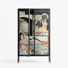 Sweet Far Away - Cabinet - Sophie Goudman-Peachey - Antracite - Clear glass