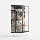 Sweet Far Away - Cabinet - Sophie Goudman-Peachey - Antracite - Clear glass