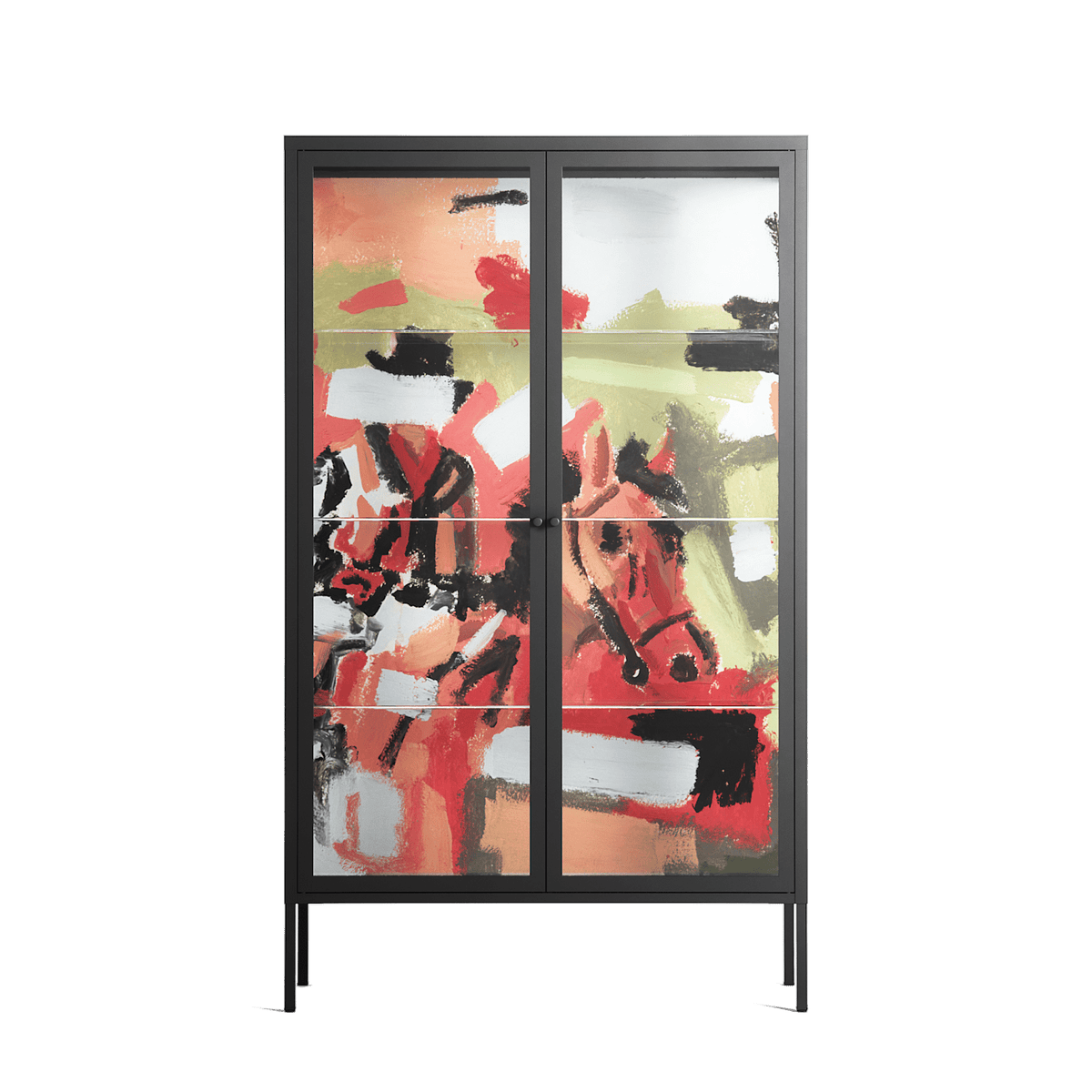 Rogue - Cabinet - Caitlin Flood-Molyneux - Antracite - Clear glass