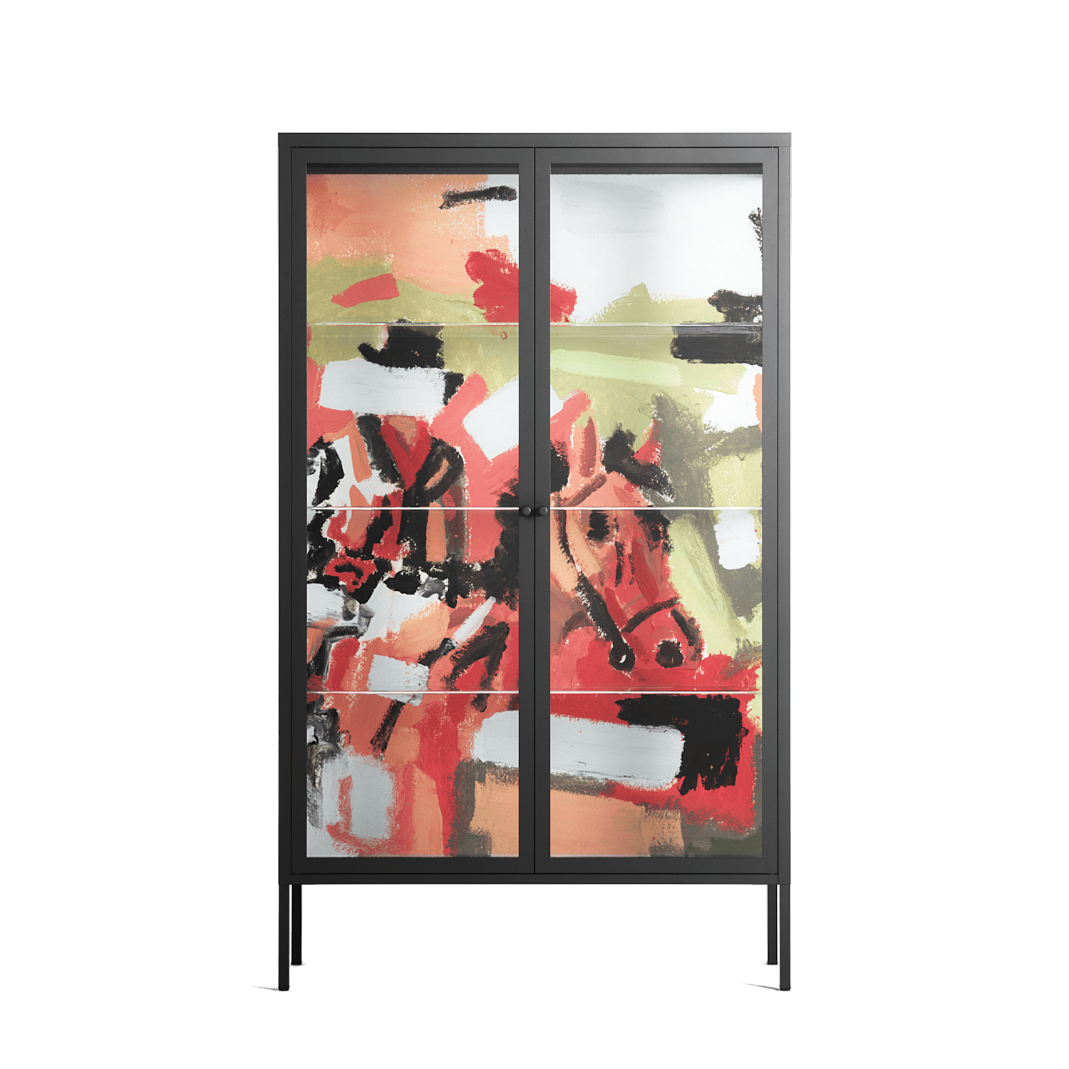Rogue - Cabinet - Caitlin Flood-Molyneux - Antracite - Clear glass
