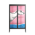 Fleeing - Cabinet - Caitlin Flood-Molyneux - Antracite - Clear glass