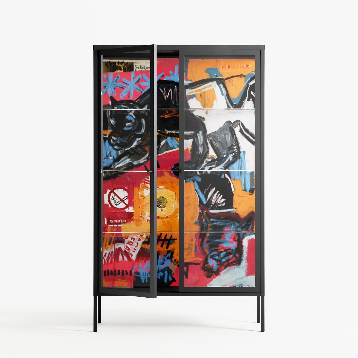 Ambush - Cabinet - Caitlin Flood-Molyneux - Antracite - Clear glass