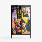 Deadlock - Cabinet - Caitlin Flood-Molyneux - Antracite - Clear glass