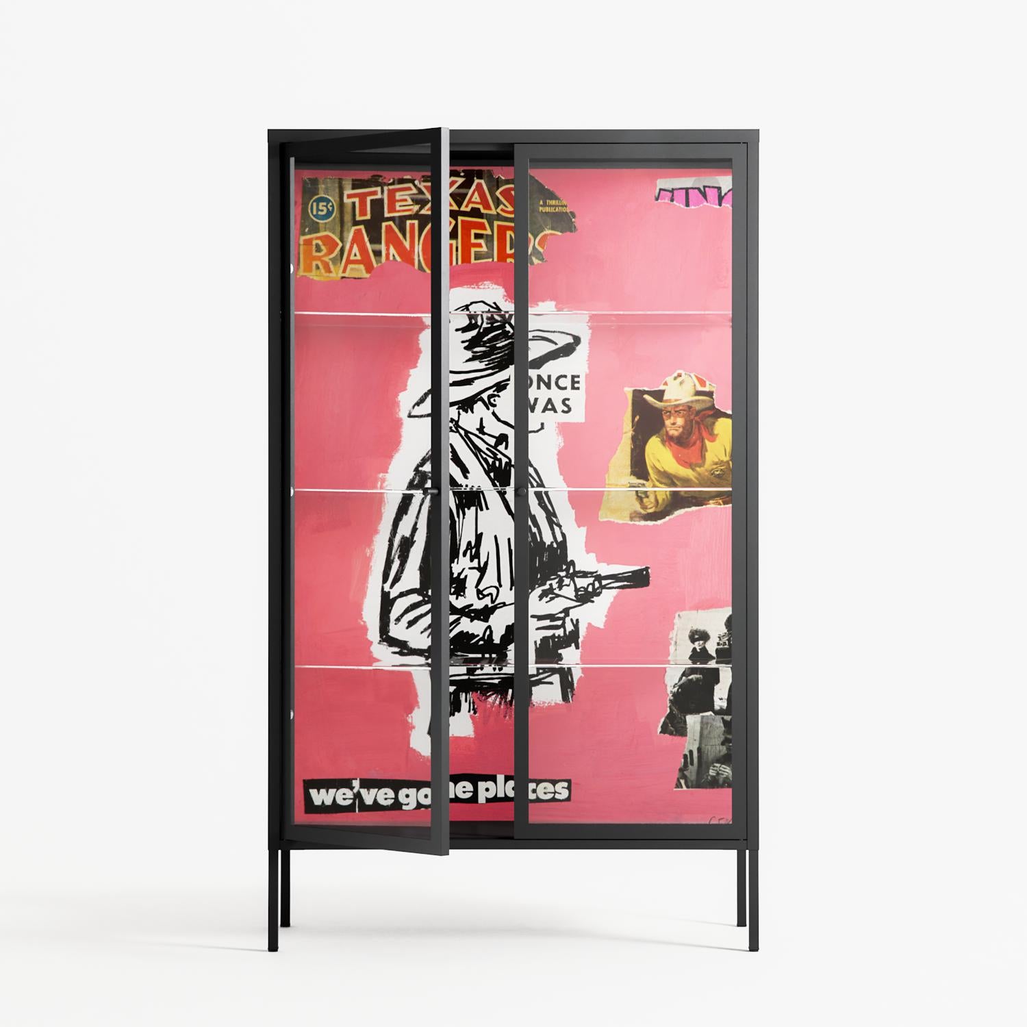 Change - Cabinet - Caitlin Flood-Molyneux - Antracite - Clear glass