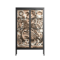 Delight Pink - Cabinet - Diana Catchpole - Antracite - Clear glass