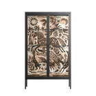 Delight Pink - Cabinet - Diana Catchpole - Antracite - Clear glass