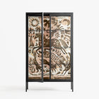 Delight Pink - Cabinet - Diana Catchpole - Antracite - Clear glass