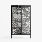 Flight Of Fancy - Cabinet - Diana Catchpole - Antracite - Clear glass
