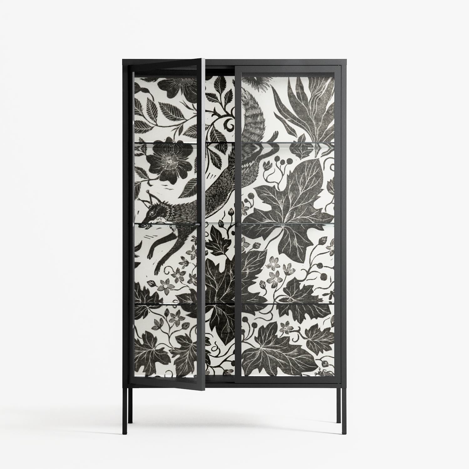 Ode to Summer 4 - Cabinet - Diana Catchpole - Antracite - Clear glass