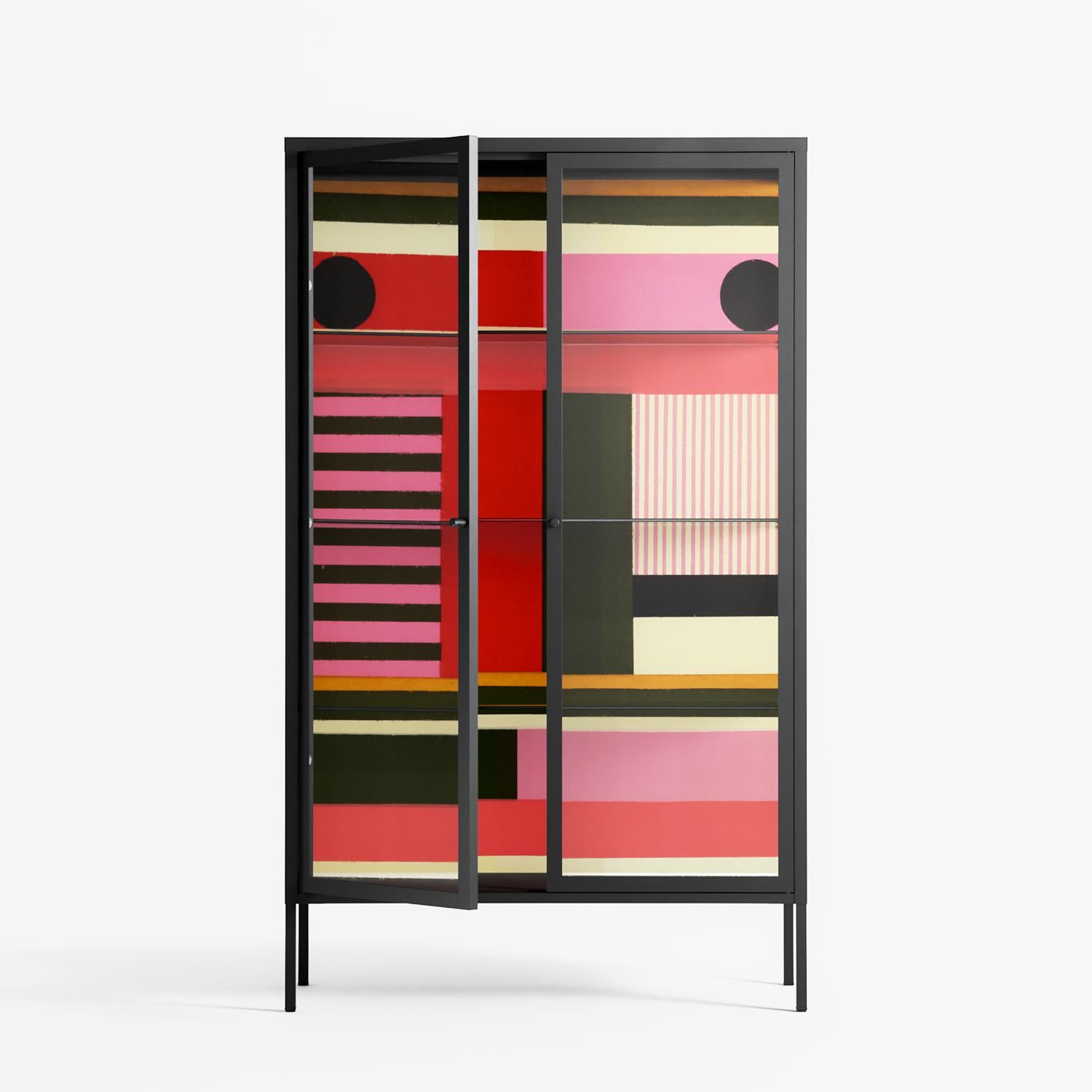 Harmonic - Cabinet - Rikki Hewitt - Antracite - Clear glass