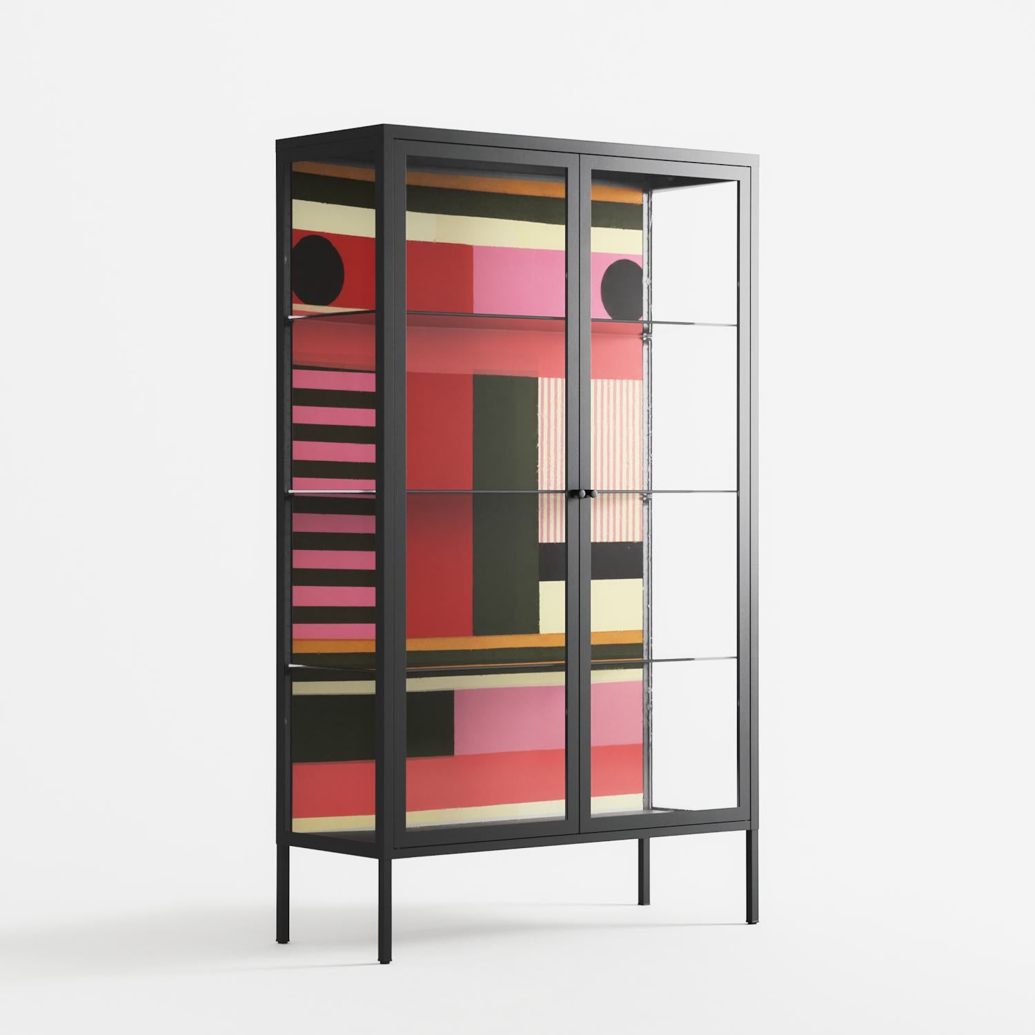Harmonic - Cabinet - Rikki Hewitt - Antracite - Clear glass