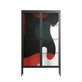 Plume - Cabinet - Rikki Hewitt - Antracite - Clear glass