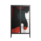 Plume - Cabinet - Rikki Hewitt - Antracite - Clear glass