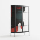Plume - Cabinet - Rikki Hewitt - Antracite - Clear glass