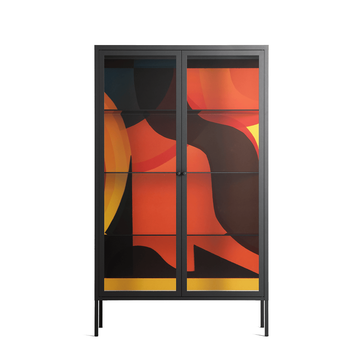 Swift - Cabinet - Rikki Hewitt - Antracite - Clear glass