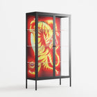 Burning Tiger - Cabinet - Mo Kalache - Antracite - Clear glass