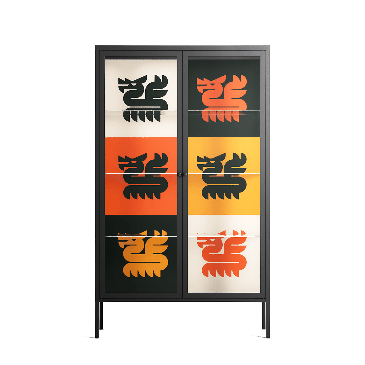 Draconicon - Cabinet - Ethan Fender - Antracite - Clear glass