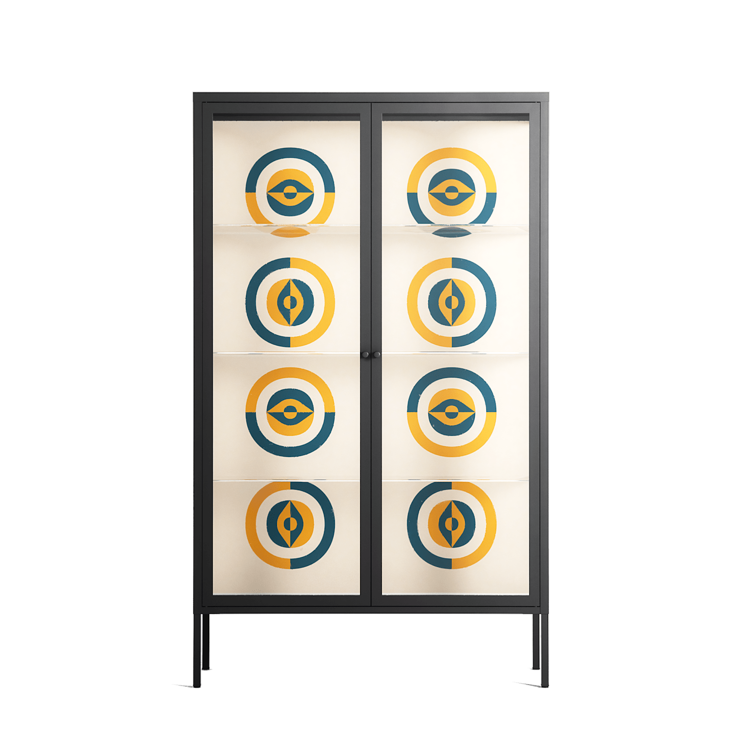 Gleam Dusk - Cabinet - Ethan Fender - Antracite - Clear glass