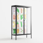 Shapes - Cabinet - Lydia Greaves - Antracite - Clear glass