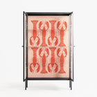 Lobsters - Cabinet - Lydia Greaves - Antracite - Clear glass