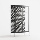 Wave In Wave - Cabinet - Guido De Boer - Antracite - Clear glass