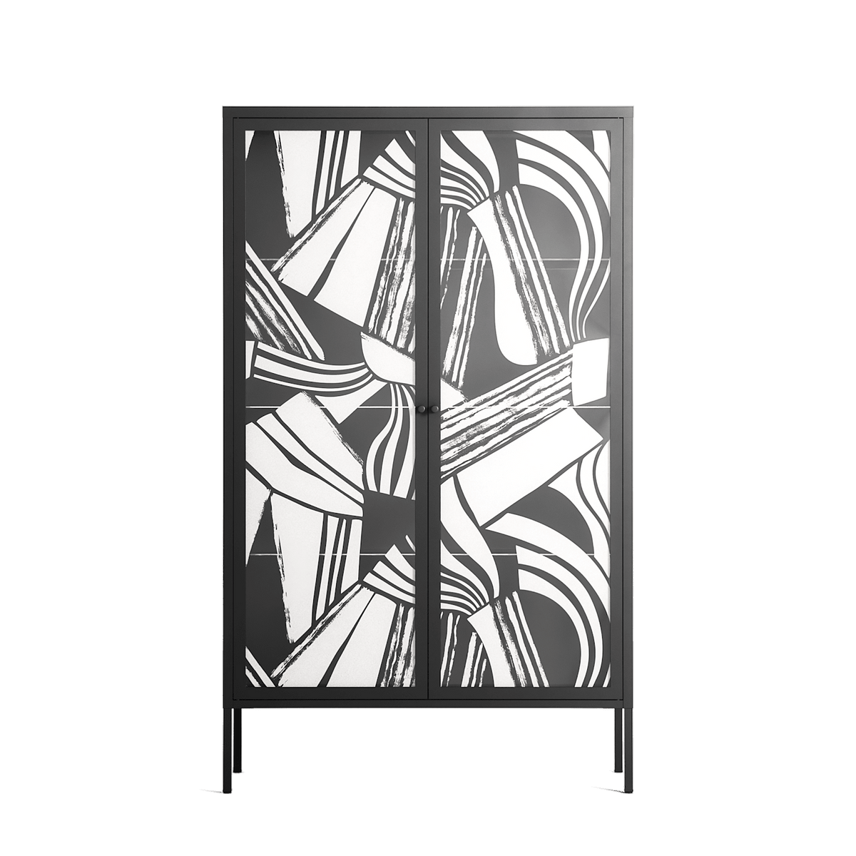 Touch the Ground - Cabinet - Amy Suther - Antracite - Overlay Glass