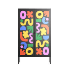 Fun Shapes - Cabinet - Sandra Hutter - Antracite - Overlay Glass