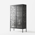 Barbed Bloom - Cabinet - Daphna Sebbane - Antracite - Overlay Glass