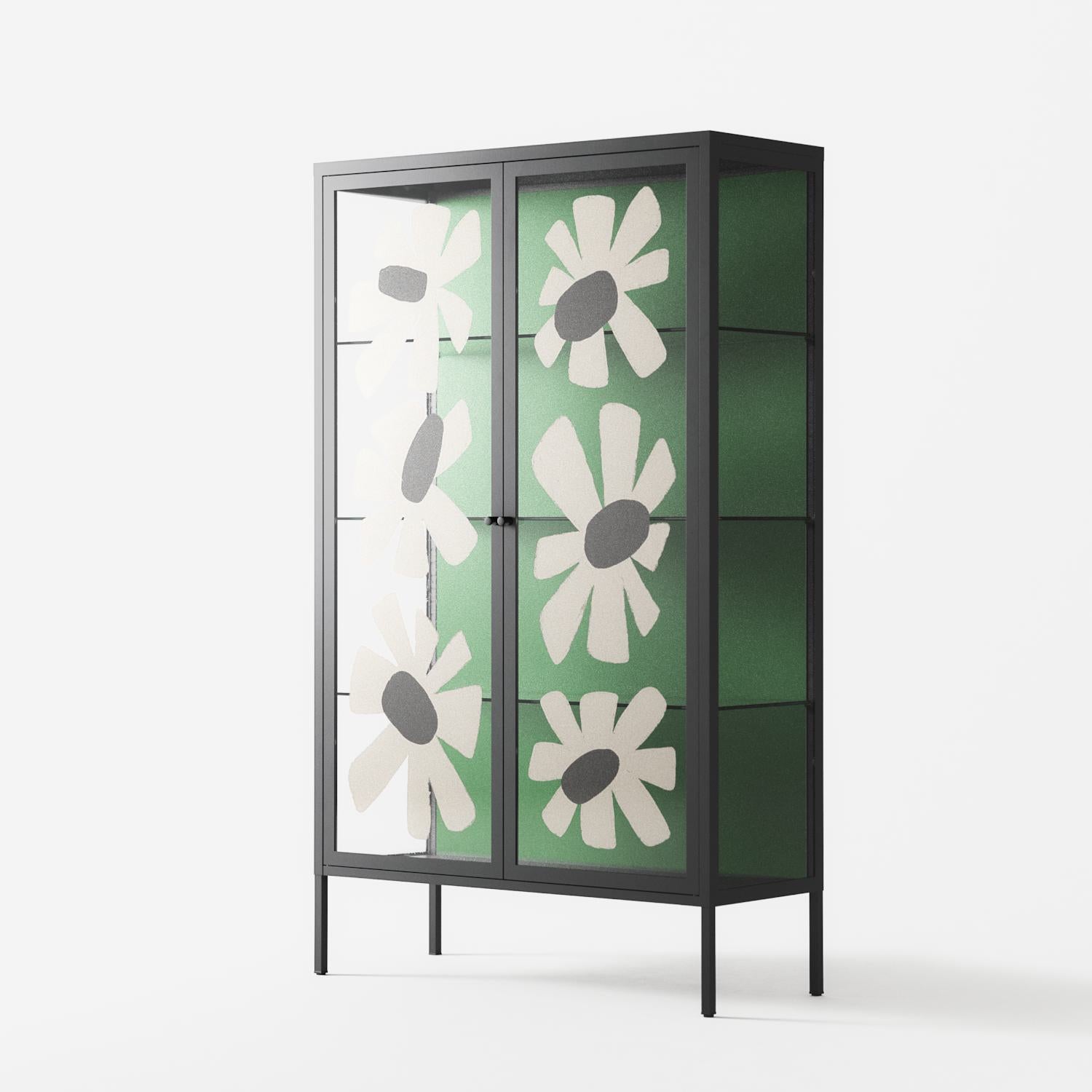 No Stress - Cabinet - Magdalena Marchocka - Antracite - Overlay Glass