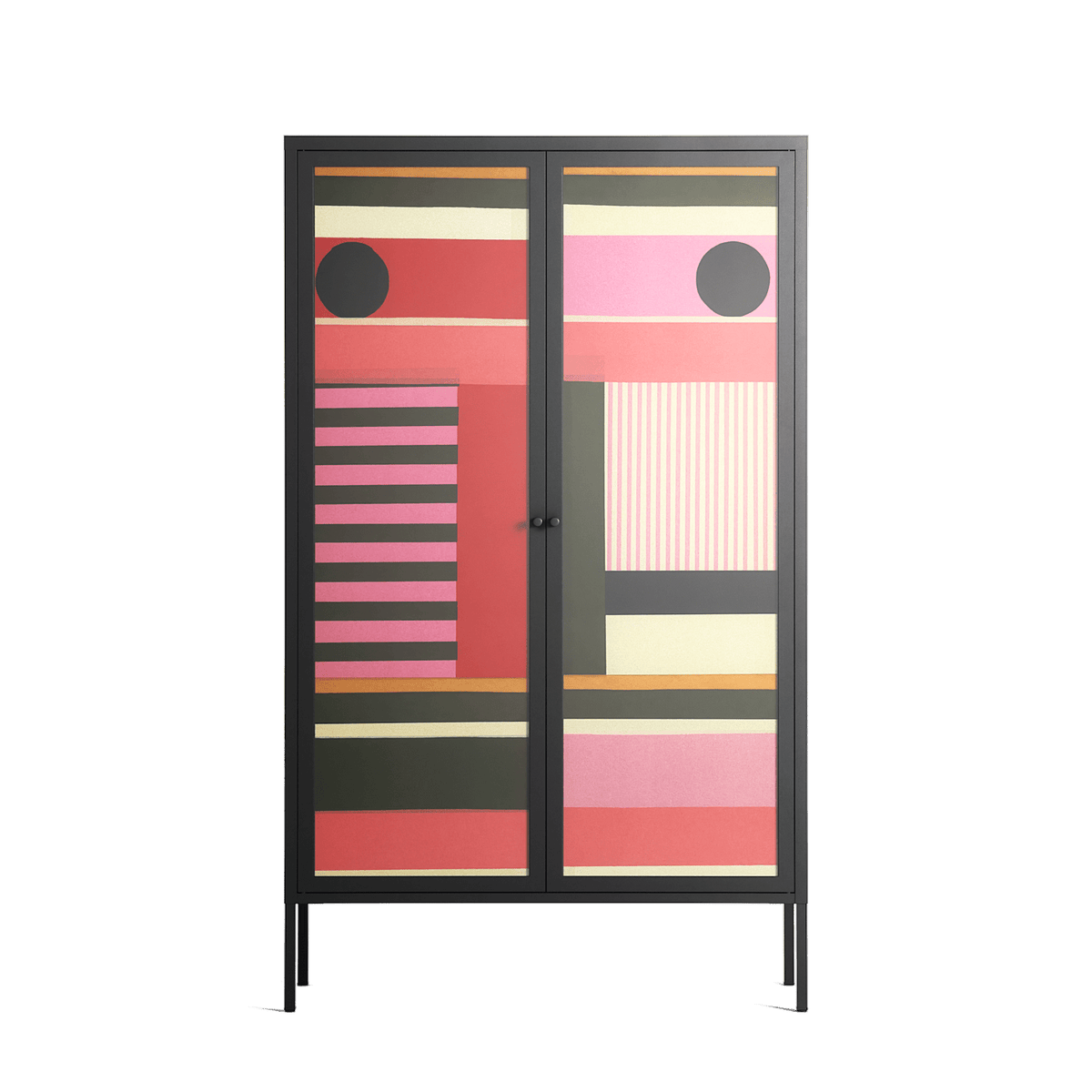 Harmonic - Cabinet - Rikki Hewitt - Antracite - Overlay Glass