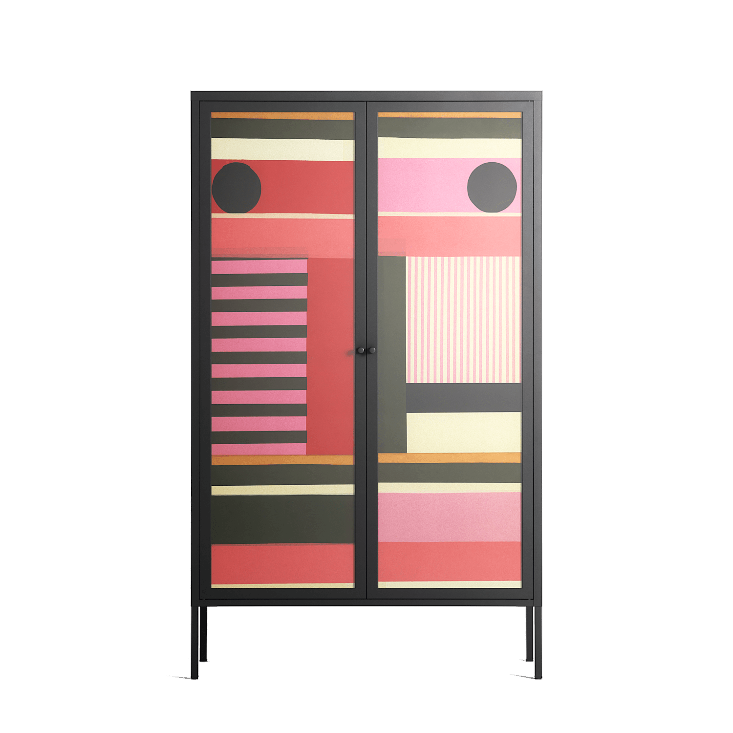 Harmonic - Cabinet - Rikki Hewitt - Antracite - Overlay Glass