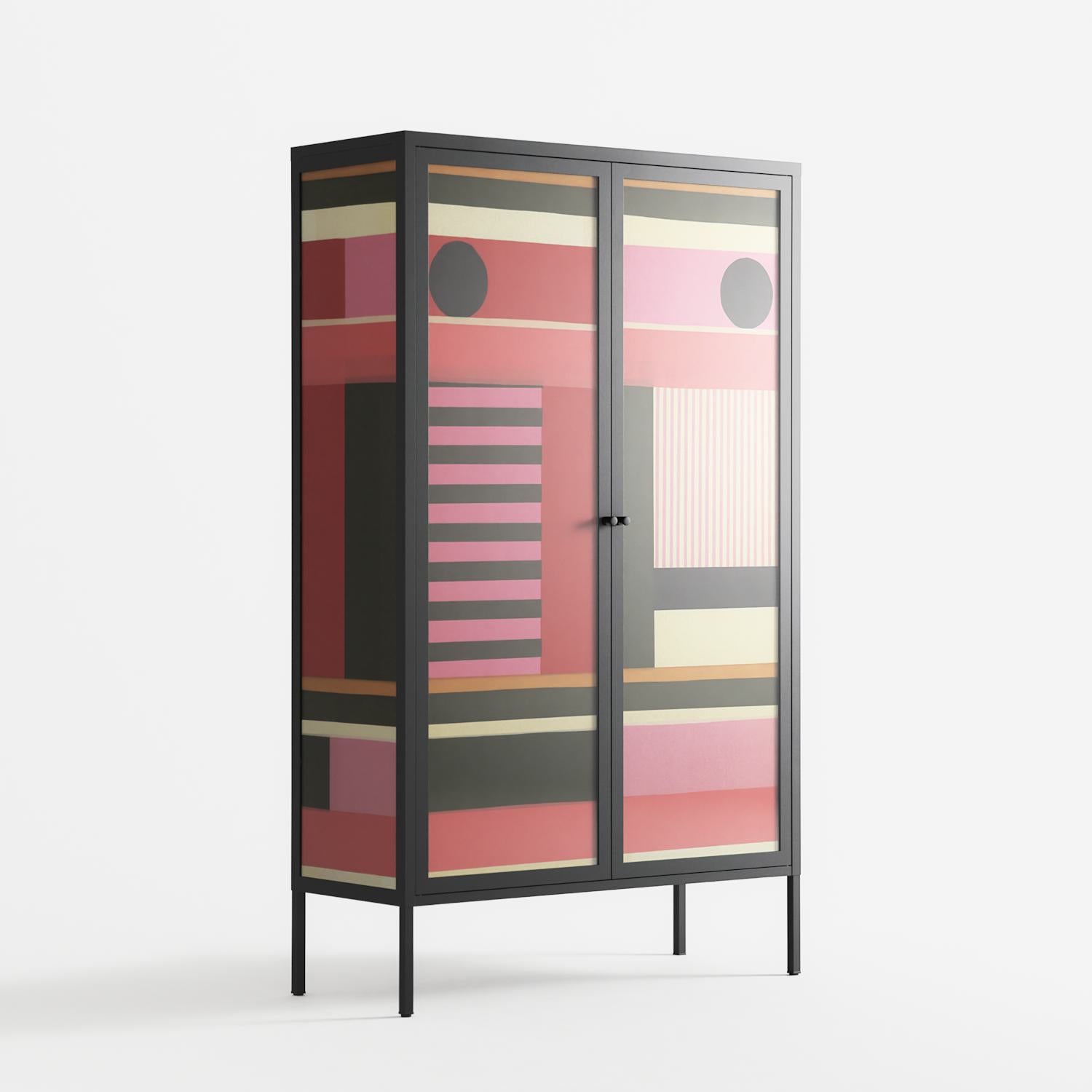 Harmonic - Cabinet - Rikki Hewitt - Antracite - Overlay Glass