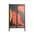 Swift - Cabinet - Rikki Hewitt - Antracite - Overlay Glass