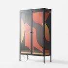 Swift - Cabinet - Rikki Hewitt - Antracite - Overlay Glass