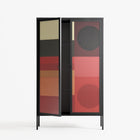 Turnstile - Cabinet - Rikki Hewitt - Antracite - Overlay Glass