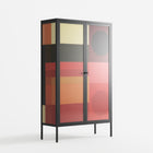 Turnstile - Cabinet - Rikki Hewitt - Antracite - Overlay Glass
