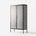 Wave In Wave - Cabinet - Guido De Boer - Antracite - Overlay Glass